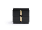 Token Modern Black & Gold Bedroom Set