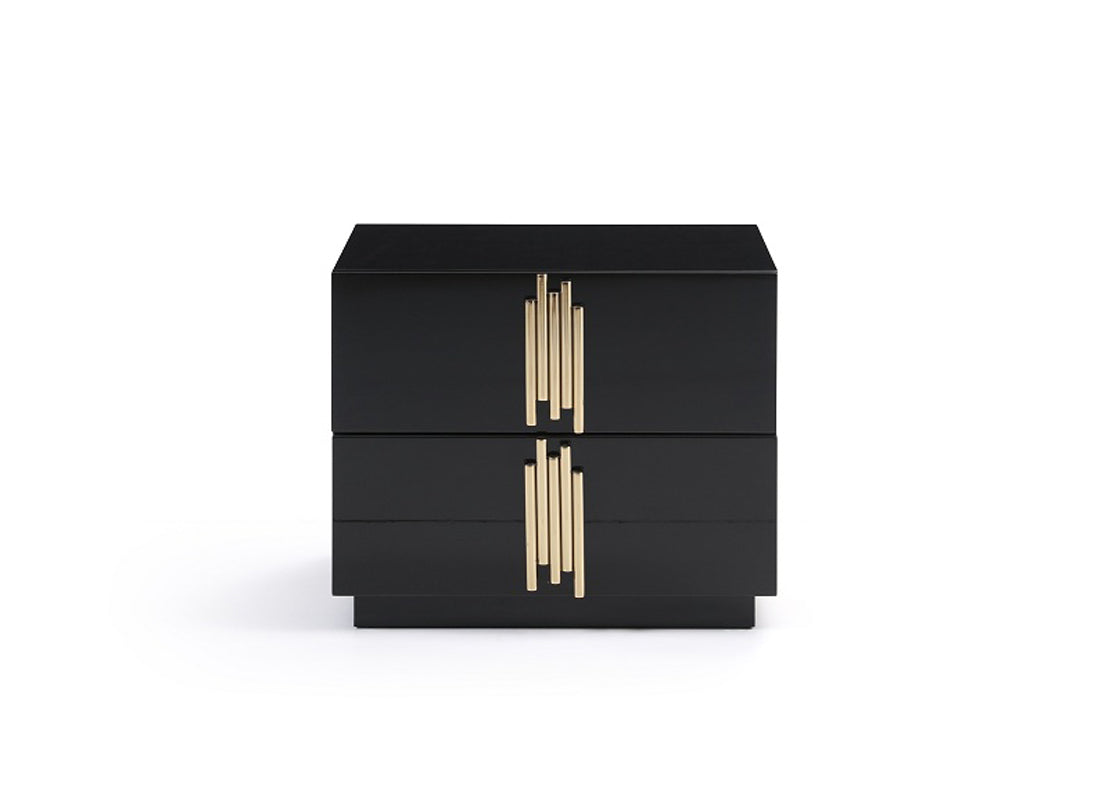 Token Modern Black & Gold Bedroom Set
