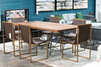 Naomi Modern Walnut Dining Table