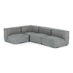 Navstar - Contemporary Grey Fabric Modular Sectional Sofa