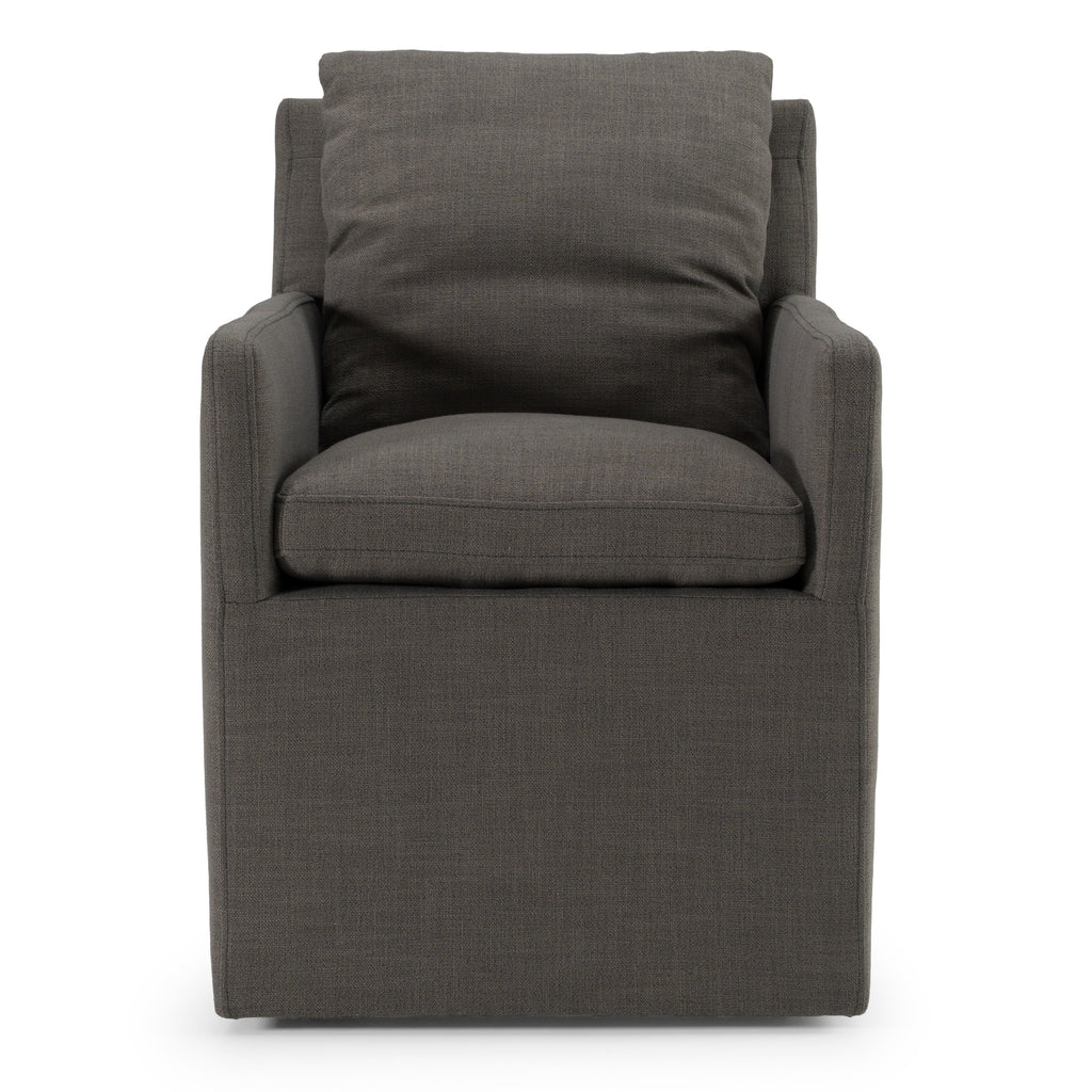 Newcastle - Modern Grey Fabric Dining Chair
