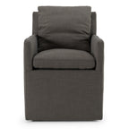 Newcastle - Modern Grey Fabric Dining Chair