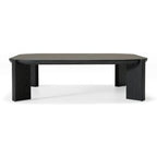 Noah - Modern Dark Brown Square Coffee Table