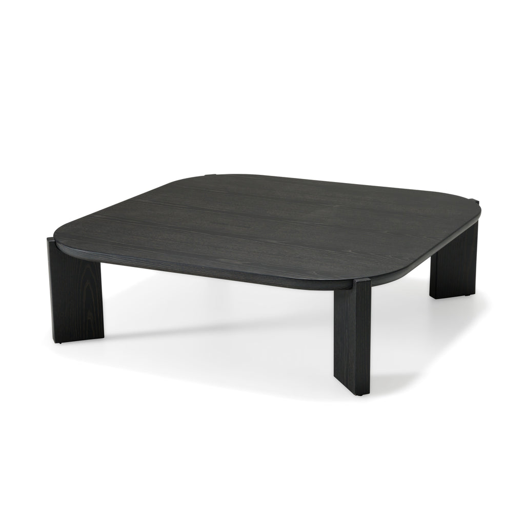 Noah - Modern Dark Brown Square Coffee Table