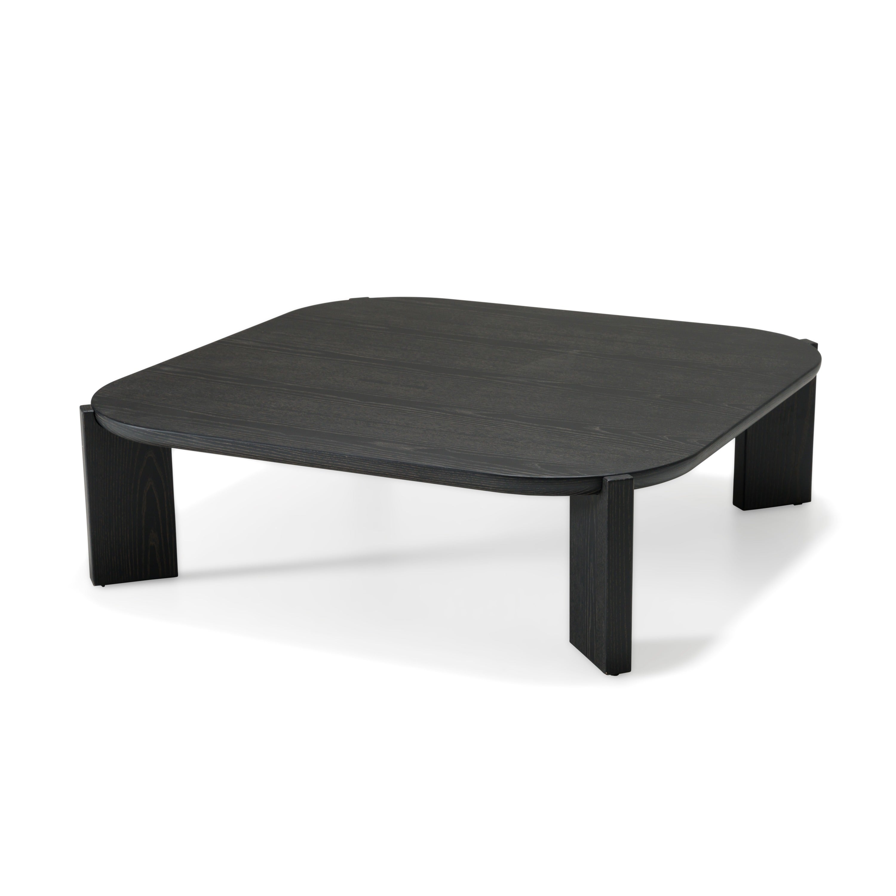 Noah - Modern Dark Brown Square Coffee Table