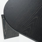 Noah - Modern Dark Brown Square Coffee Table