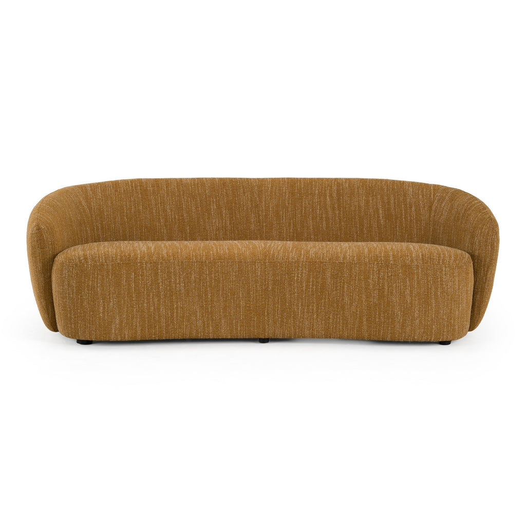 Norris - Modern Mustard Fabric Sofa