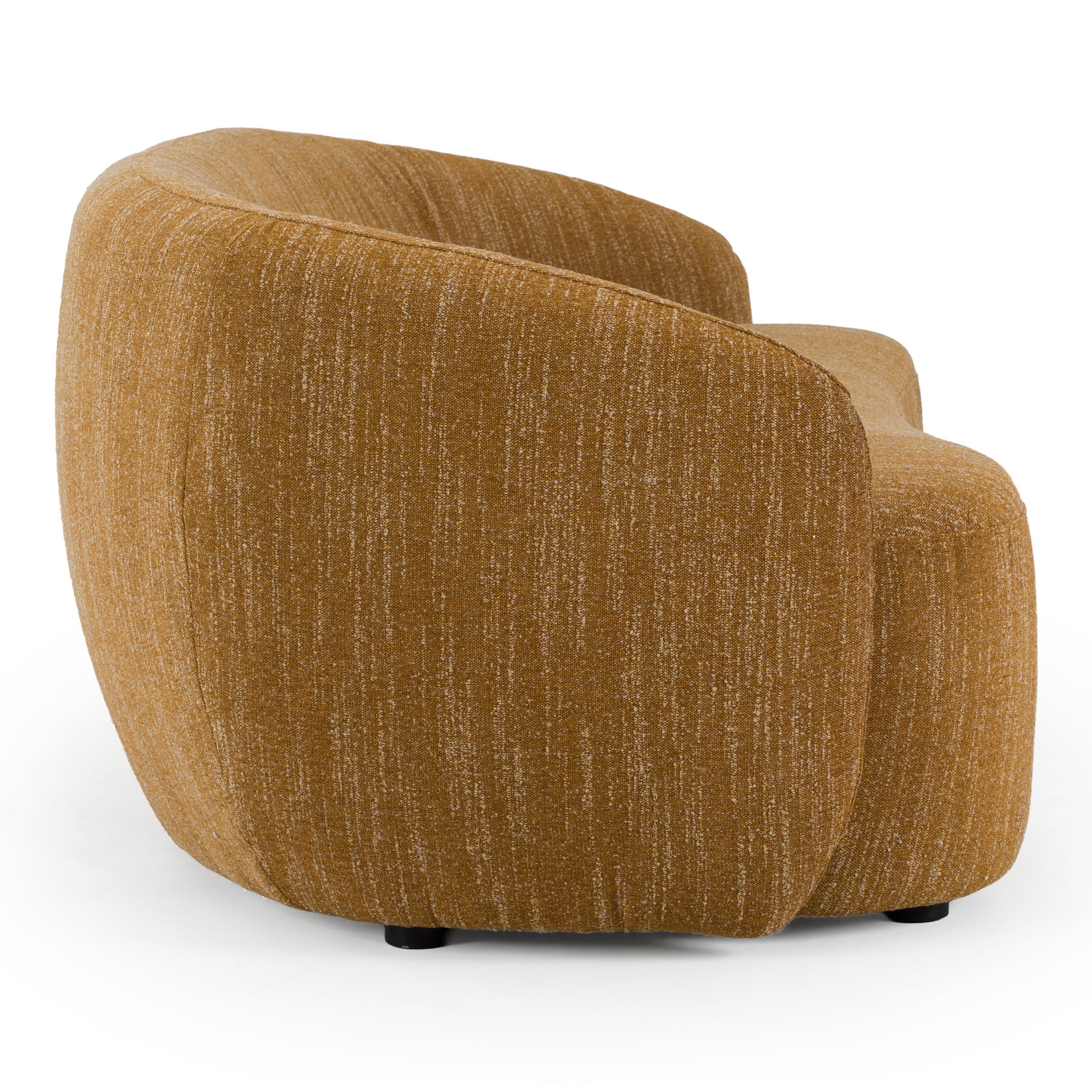 Norris - Modern Mustard Fabric Sofa