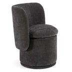 Divani Casa Norris - Modern Fabric Swivel Dining Chair