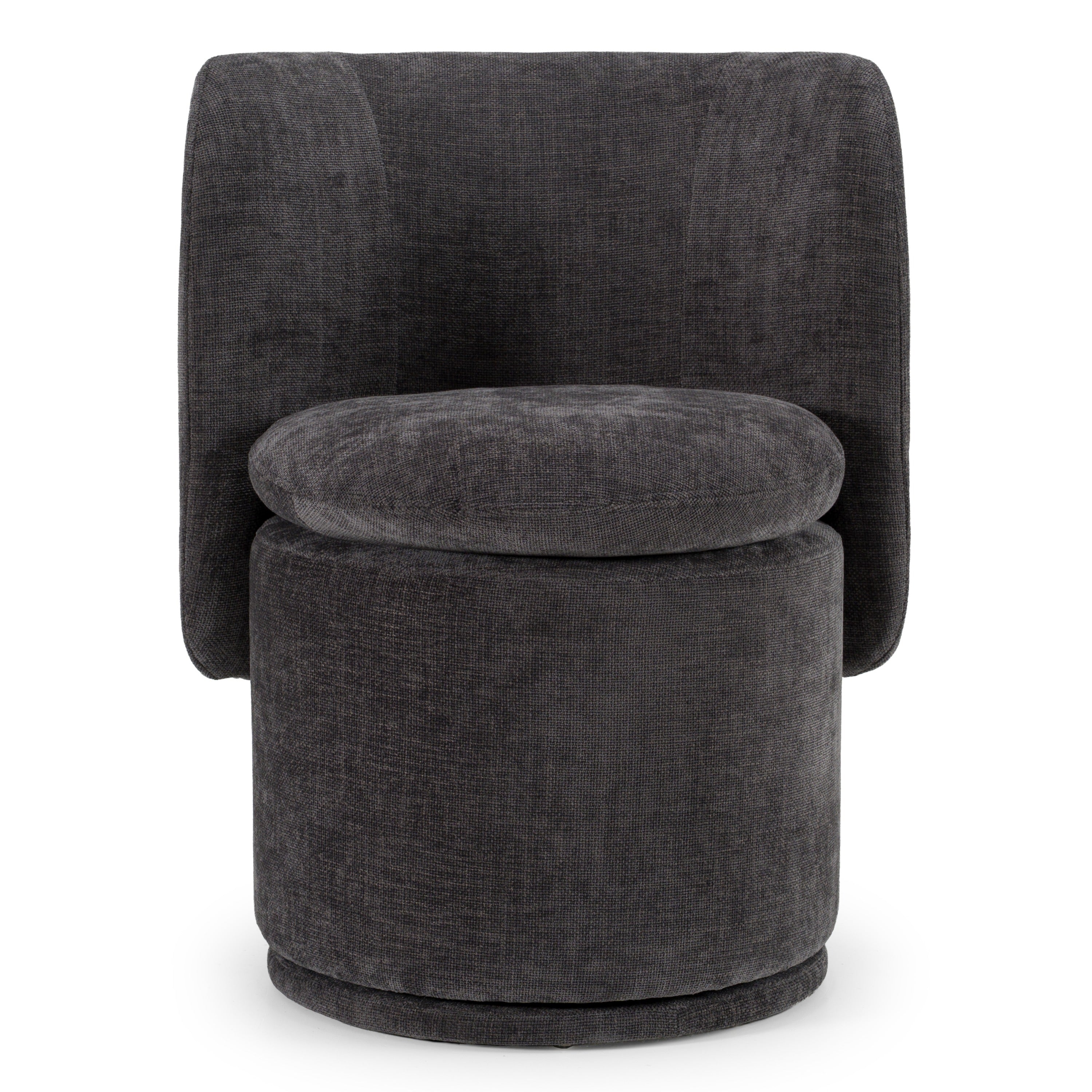 Divani Casa Norris - Modern Fabric Swivel Dining Chair