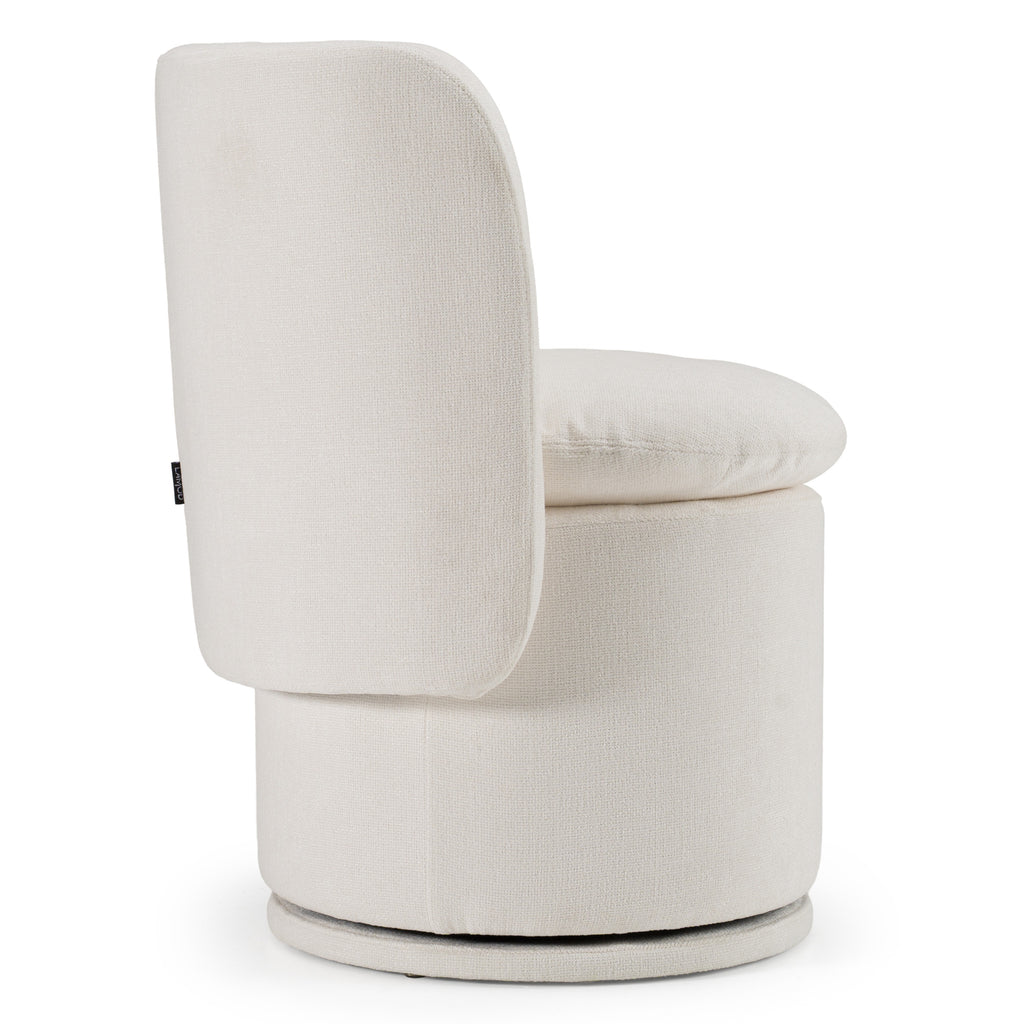 Divani Casa Norris - Modern Fabric Swivel Dining Chair