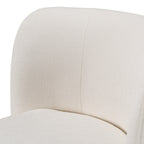 Divani Casa Norris - Modern Fabric Swivel Dining Chair