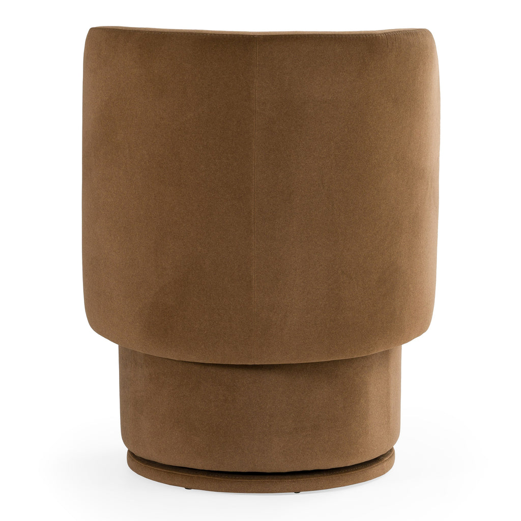 Divani Casa Norris - Modern Fabric Swivel Dining Chair