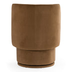 Divani Casa Norris - Modern Fabric Swivel Dining Chair
