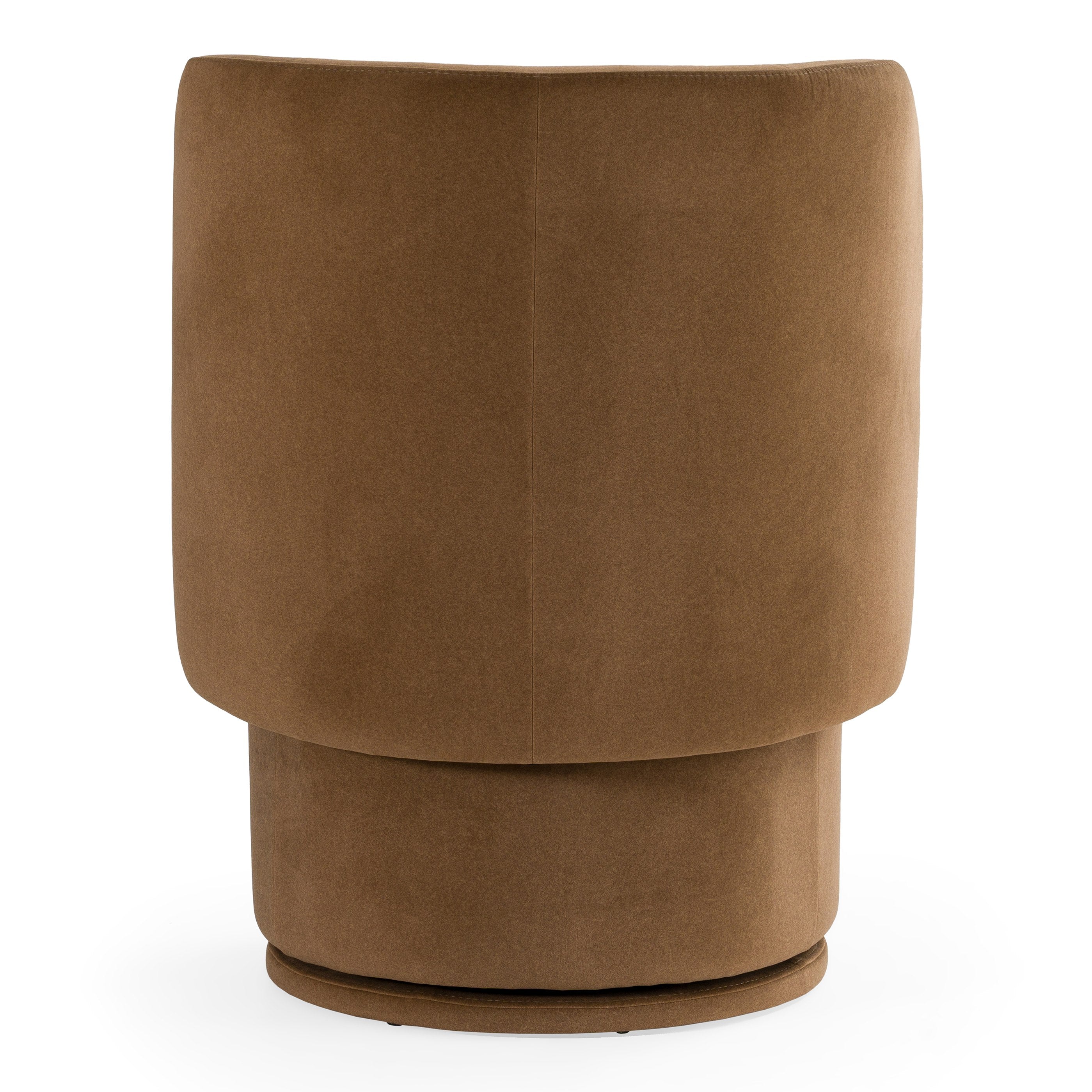 Divani Casa Norris - Modern Fabric Swivel Dining Chair