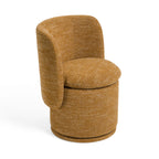 Divani Casa Norris - Modern Fabric Swivel Dining Chair