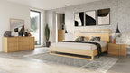 Berlin - Modern Natural Oak Bed - Modern Natural Oak Bed