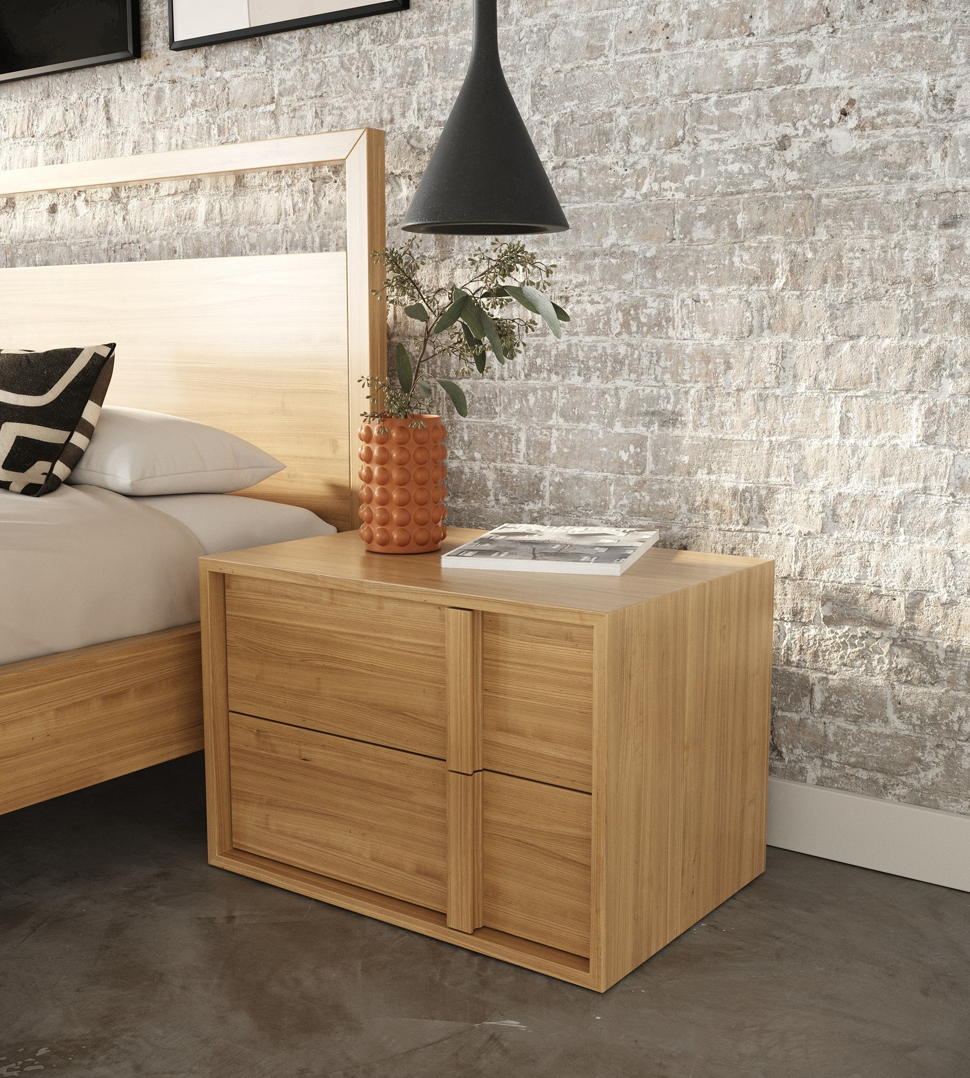 Berlin - Modern Natural Oak Bedroom Set - Modern Natural Oak Bedroom Set