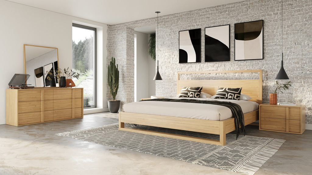 Berlin - Modern Natural Oak Bedroom Set - Modern Natural Oak Bedroom Set