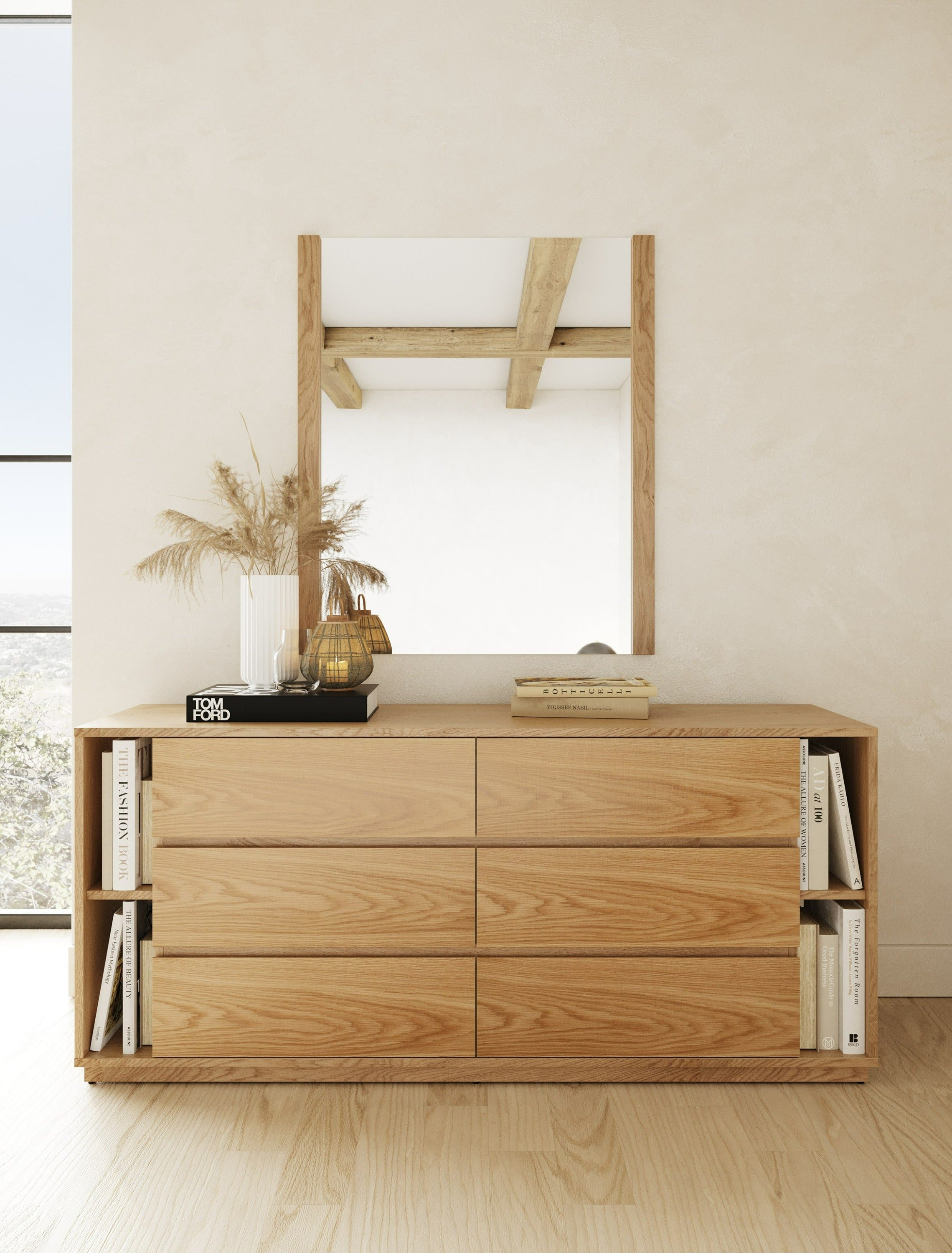 Jagger Modern Natural Oak Bedroom Set