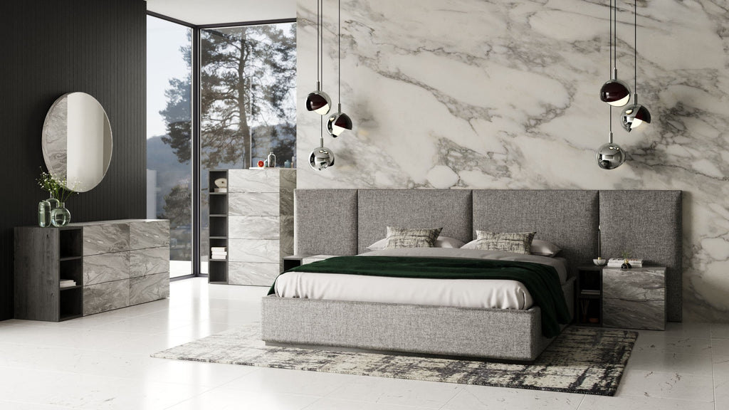 Maranello - Modern Grey Bed - Modern Grey Bed