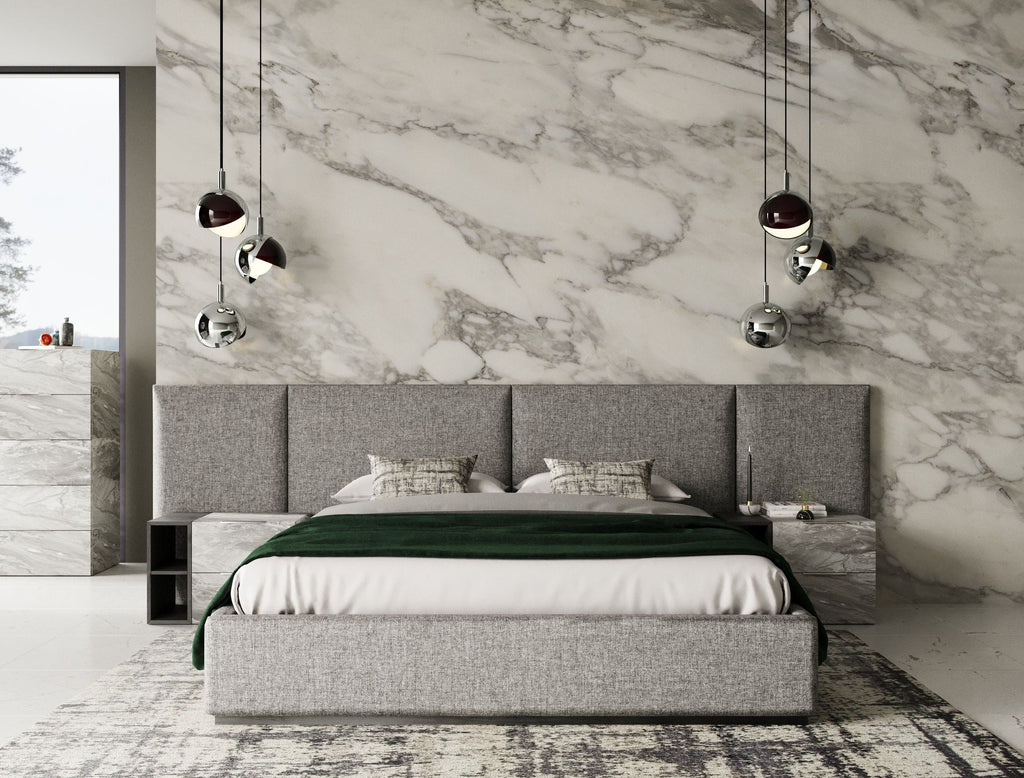 Maranello - Modern Grey Bed - Modern Grey Bed