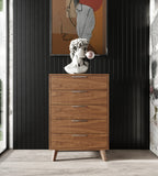 Soria Mid-Century Walnut Chest