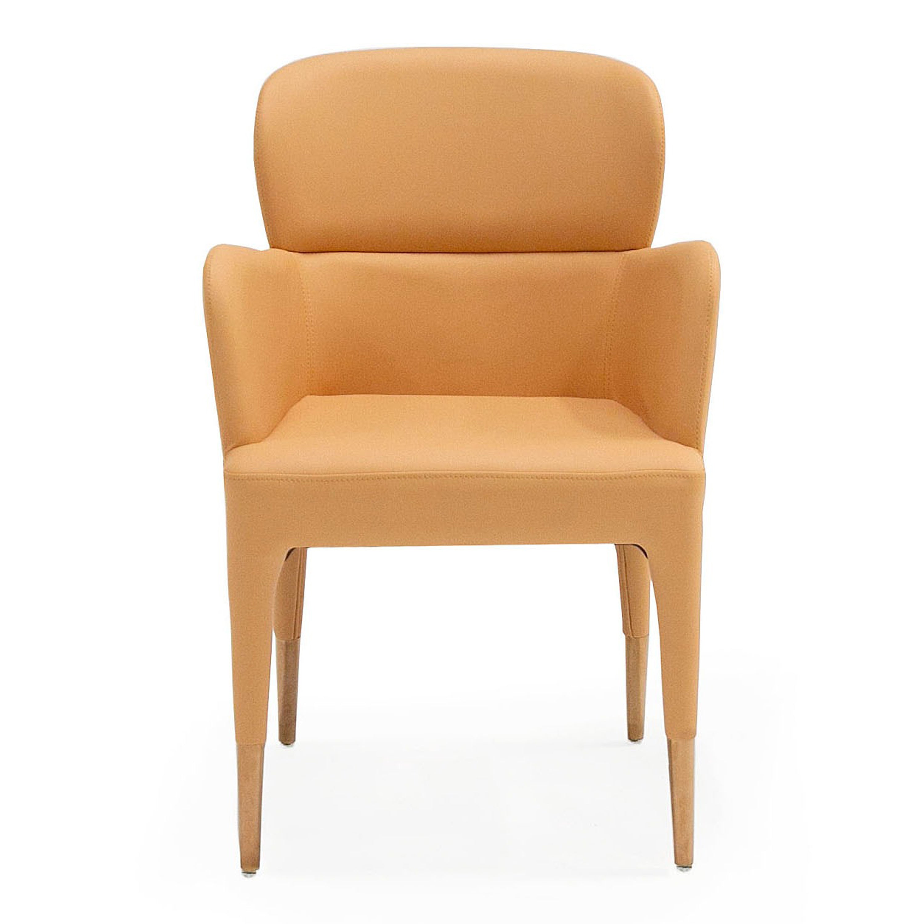 Ogden - Modern Peach & Rosegold Dining Armchair