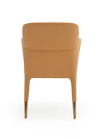 Ogden - Modern Peach & Rosegold Dining Armchair