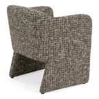 Oldford - Modern Beige + Black Fabric Dining Chair