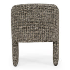 Oldford - Modern Beige + Black Fabric Dining Chair