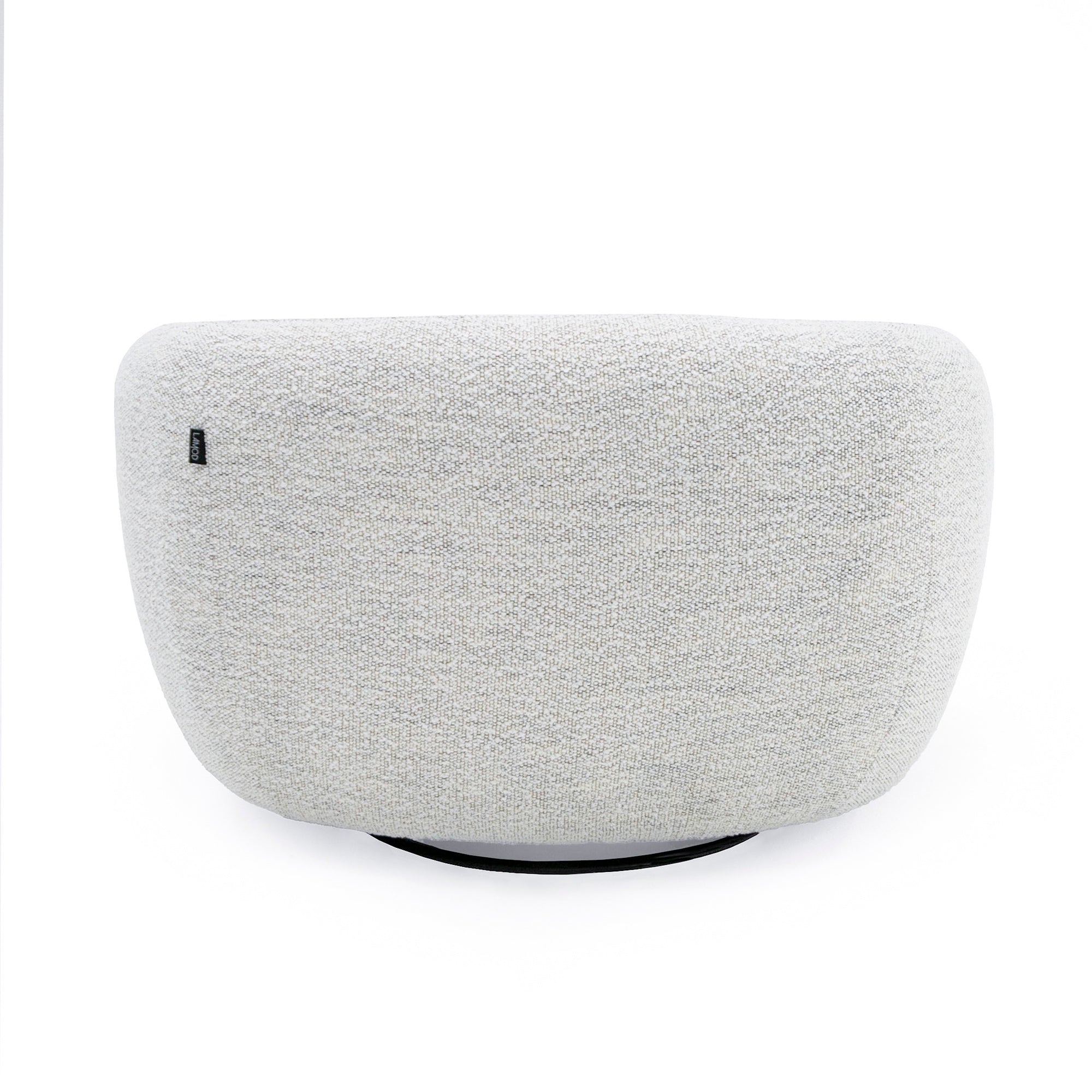 Omaha - Modern Swivel Off White Fabric Chair