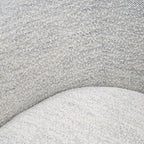 Omaha - Modern Swivel Off White Fabric Chair