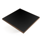 Osuna - Modern Black Glass + Walnut Square Dining Table