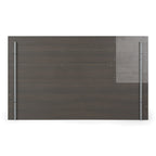 Eastern King Palermo Italian Modern Faux Concrete & Grey Bed