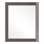 Palermo Italian Modern Faux Concrete & Grey Mirror