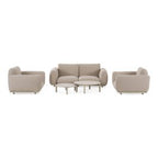 Palma - Outdoor Grey Olefin Fabric Sofa Set