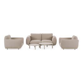 Palma - Outdoor Grey Olefin Fabric Sofa Set