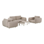 Palma - Outdoor Grey Olefin Fabric Sofa Set