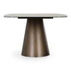 Paulsen - Modern Ceramic + Brass Dining Table