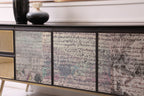 Phelan - Modern Smoked Ash & Brass Buffet