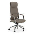 Pickard - Modern Grey Leather Executive Office Chair