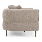 Plume - Modern Brown Fabric Sofa