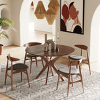 Prospect - Modern 47" Round Walnut Dining Table