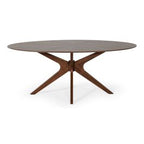 Prospect - Modern Oval Walnut Dining Table