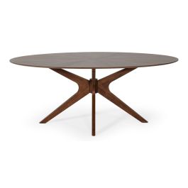 Prospect - Modern Oval Walnut Dining Table