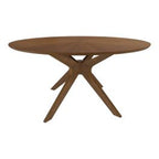 Prospect - Modern Round 59" Walnut Dining Table