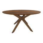 Prospect - Modern Round 59" Walnut Dining Table