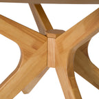 Prospect - Modern Round 59" Natural Oak Dining Table