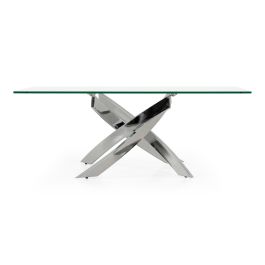 Pyrite Modern Glass Coffee Table